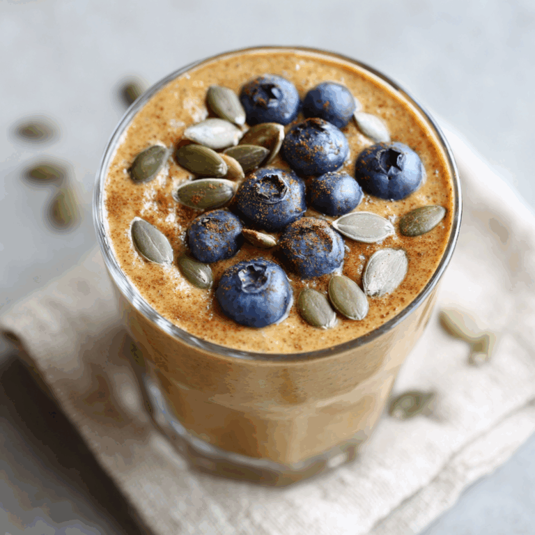 Seed Cycling Smoothie (Pumpkin & Flax)